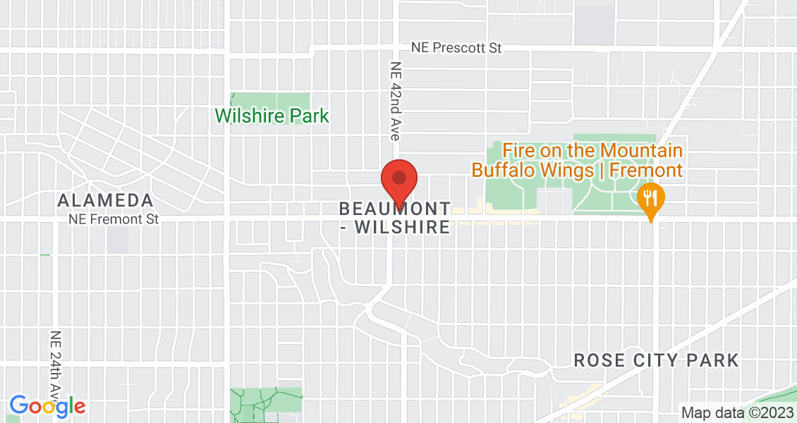 Google Map for 4201 NE Fremont St Portland, OR, 97213